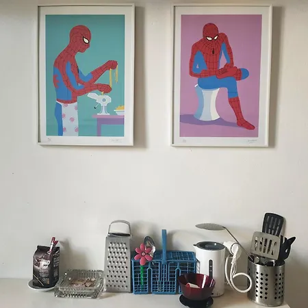New Pop Art With Parking Apartment *